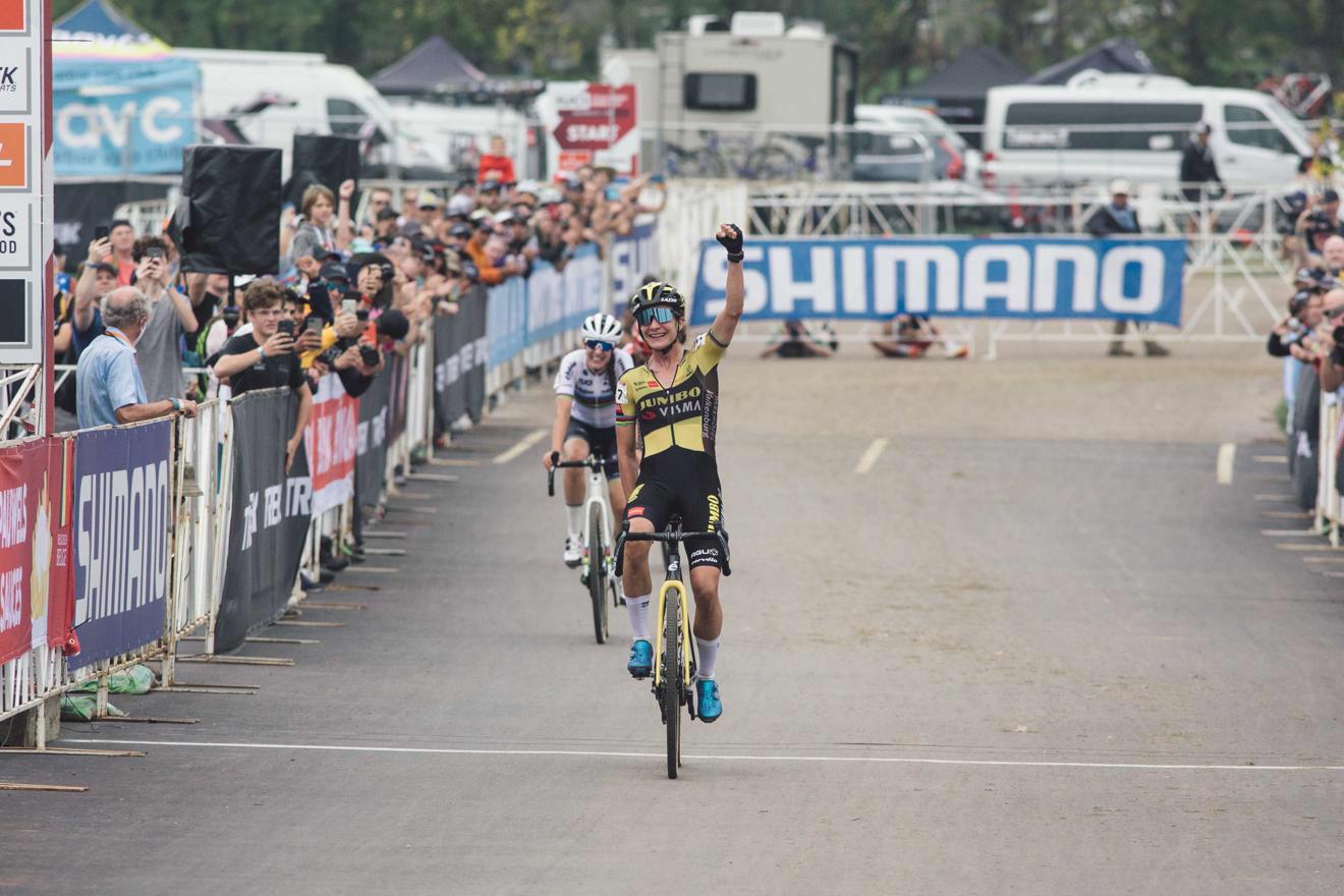 Marianne Vos makes her mark in first race back in the field