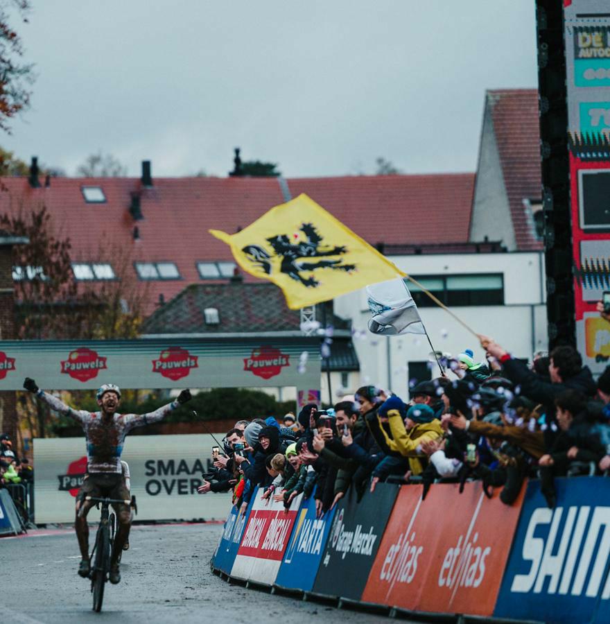 Michael Vanthourenhout claimed a muddy victory after a thrilling duel in Overijse